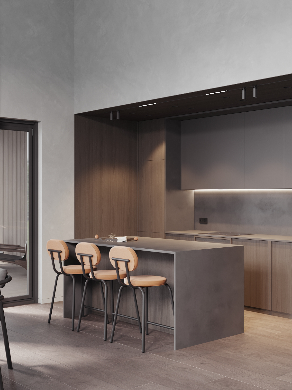 高级灰色系公寓设计-12