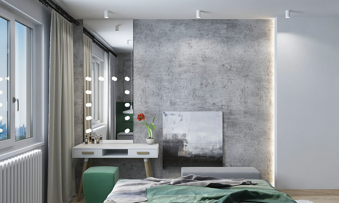 夏日清凉的清新冷色系室内设计-10