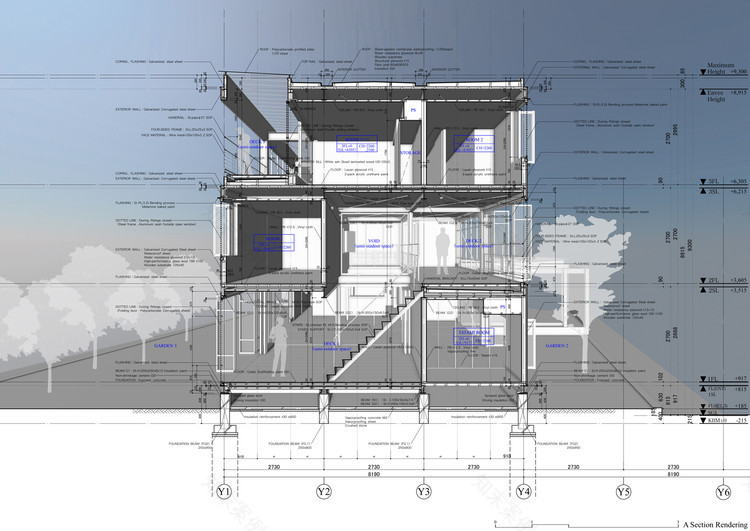 山石武喜打造简约钢构住宅 融入环境与自然共生-17
