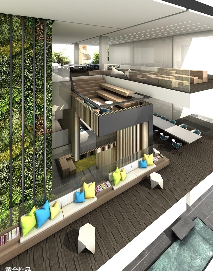 全球创新产业地标办公样板，绿色…-5