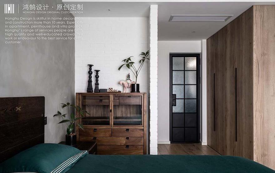 复古乡村民宿风,木地板上墙的惊艳之作-27