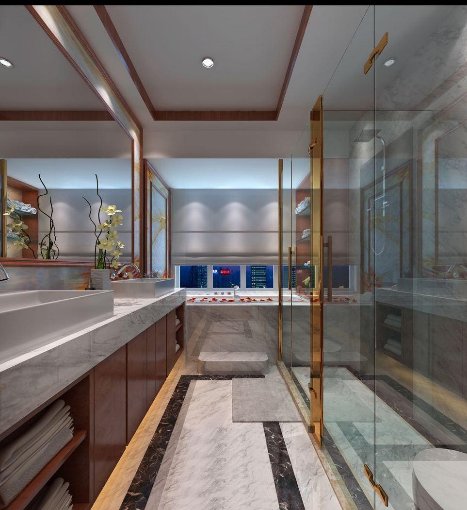 山水禅意的中式办公空间设计-11