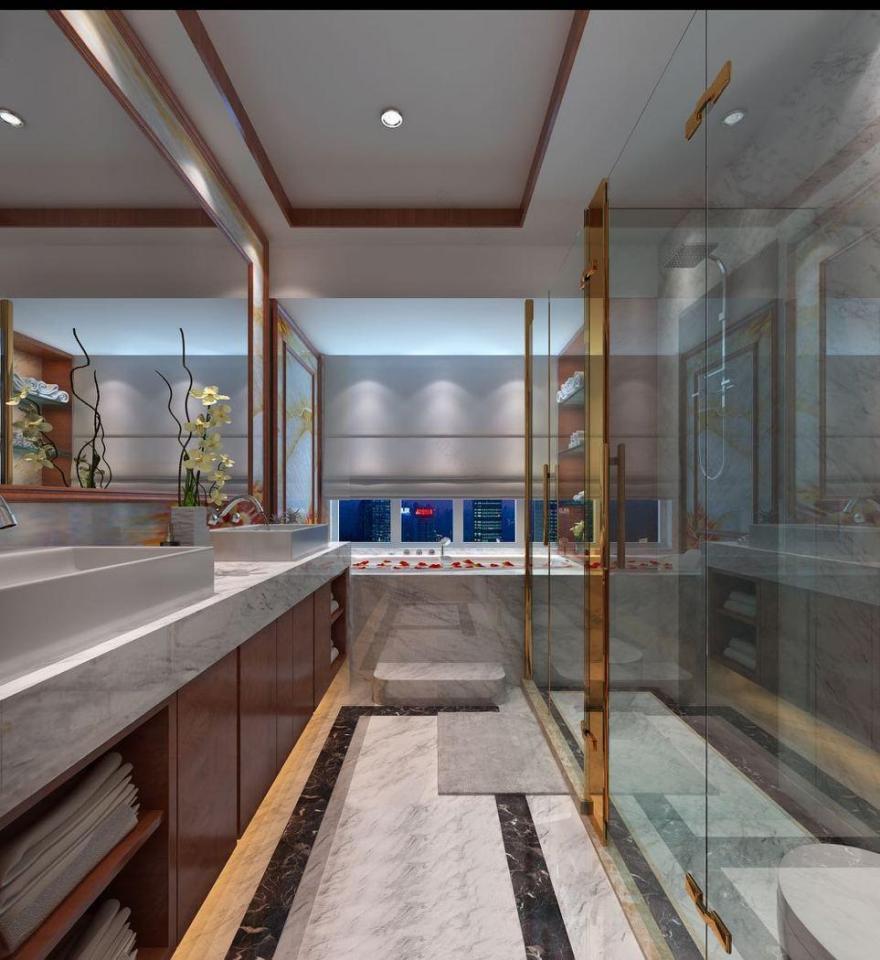 山水禅意的中式办公空间设计-11