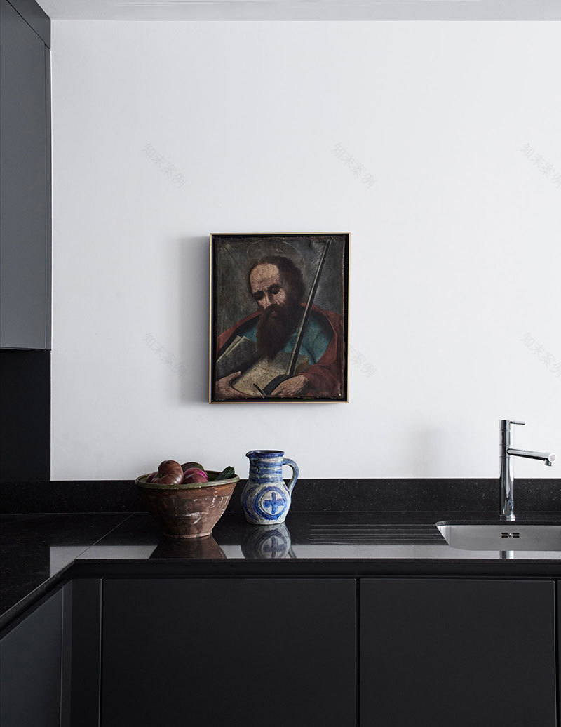 伦敦现代单身公寓的简约奢华-5