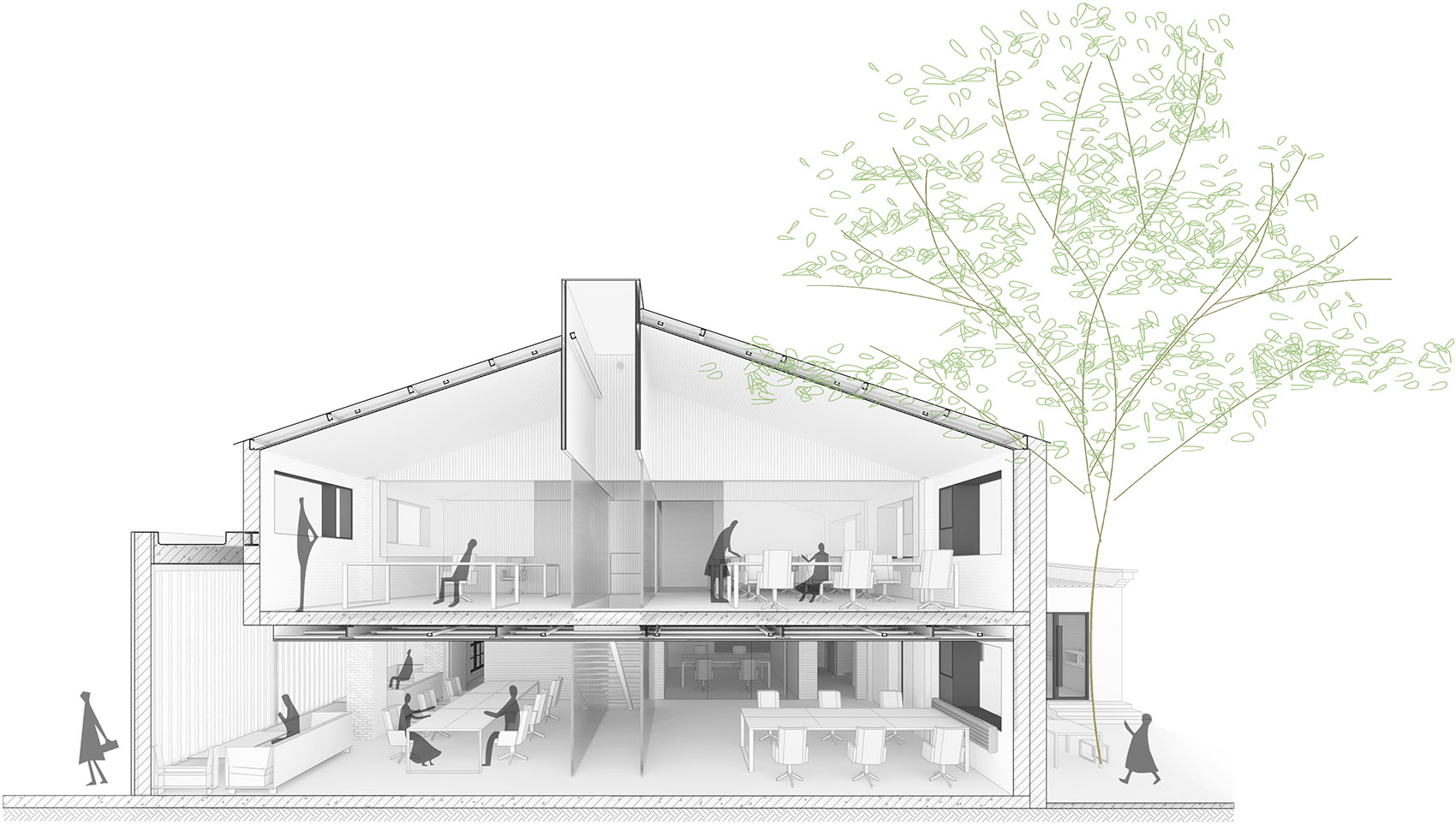 半壁店1号文化创业园8号楼改造，中国 / CPLUS-27