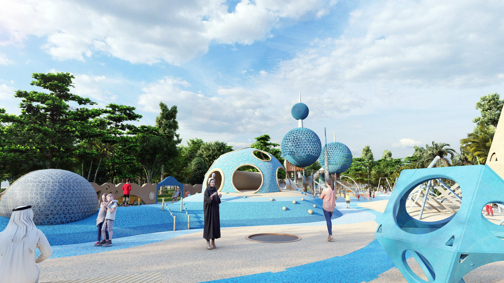 Liner Park Kuwait Architecture playground-13