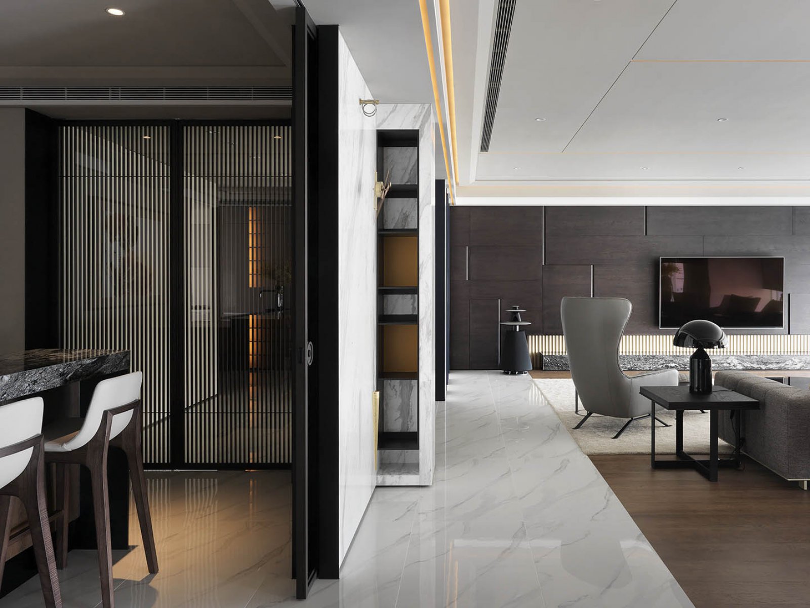 虚实悬浮——现代住宅设计 欣磐石建筑空间规划事务所-6