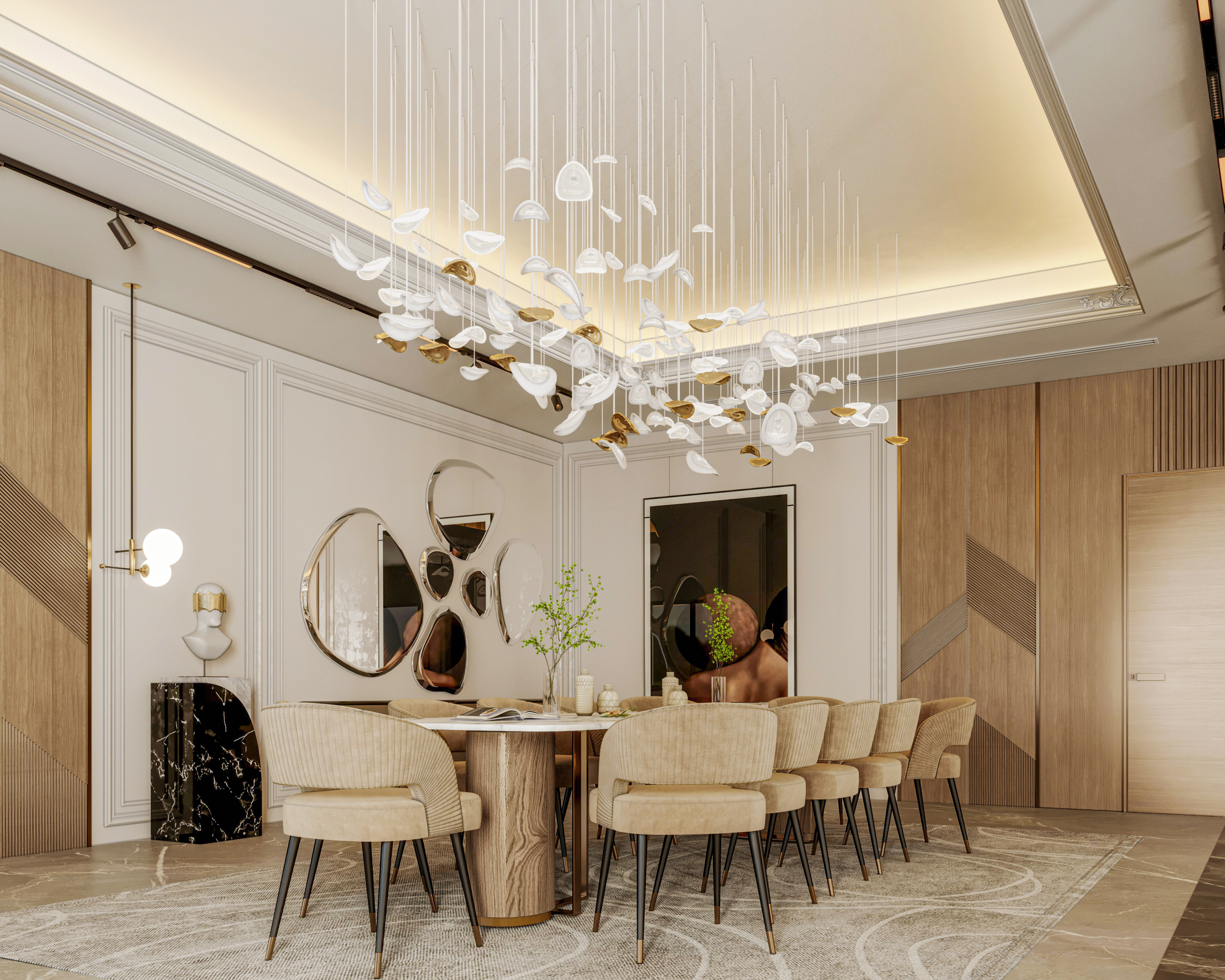 豪华起居与餐饮丨埃及开罗丨Moamen Amin-20