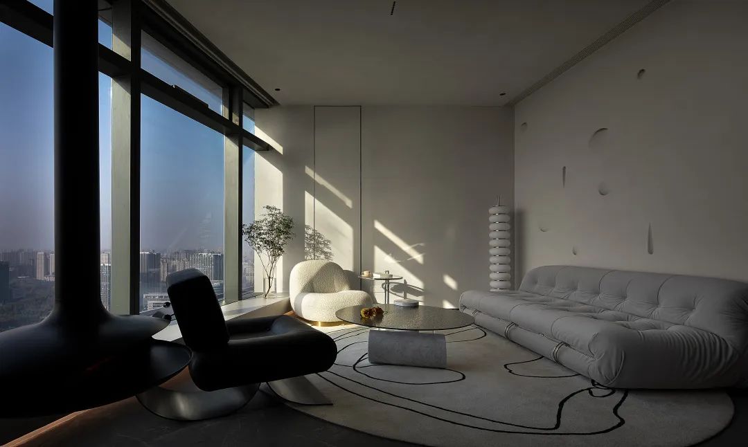 黑白灰空间设计办公室丨中国合肥-4