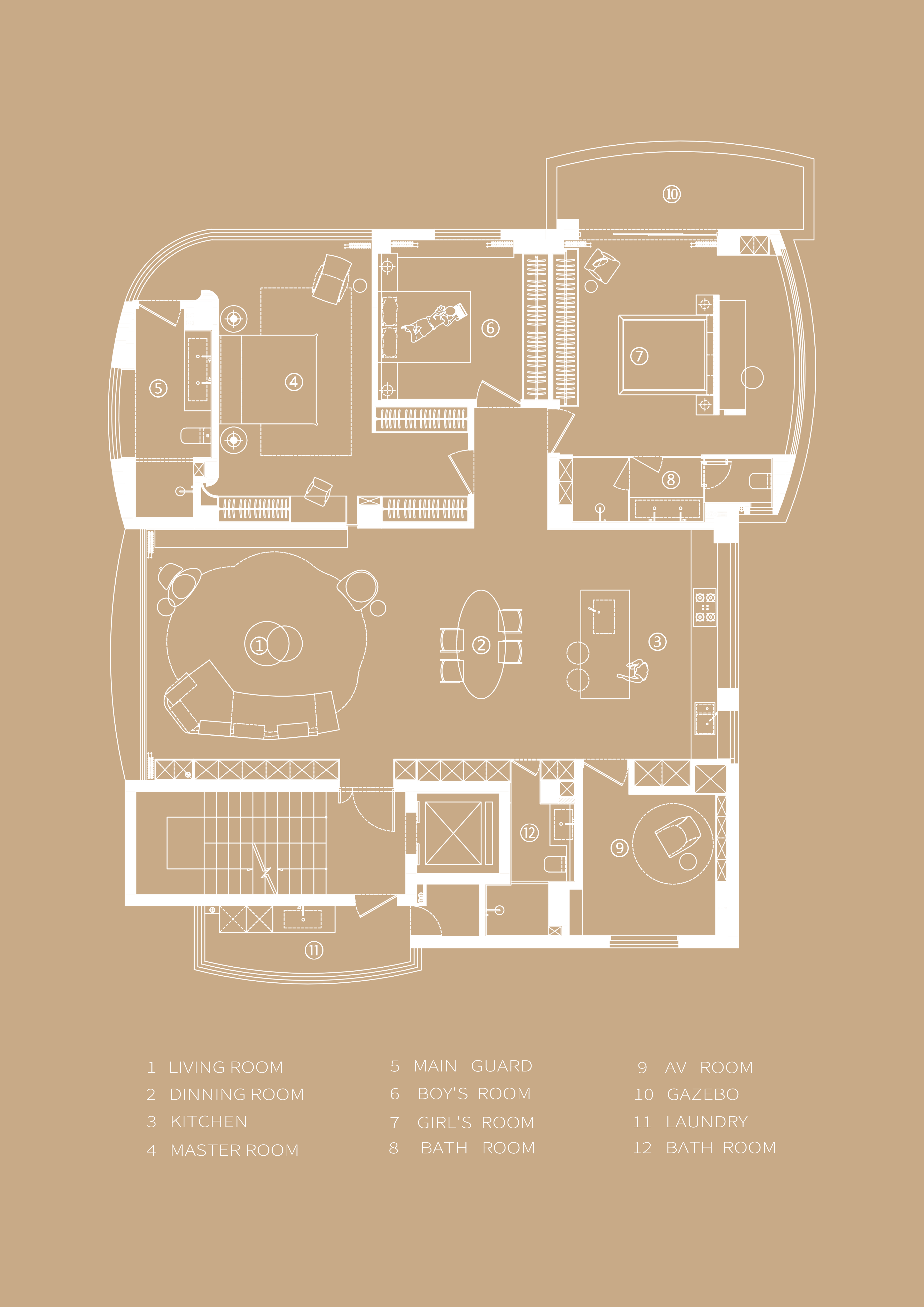 福州潮牌主理人的家丨中国福州丨北城梁筑-73