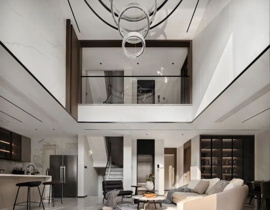 绿城御园现代简约风住宅设计-92