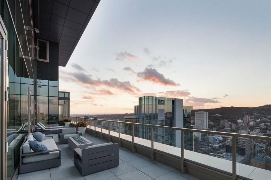 Belvedere Penthouse in Downtown Montreal / Desjardins Bherer-0