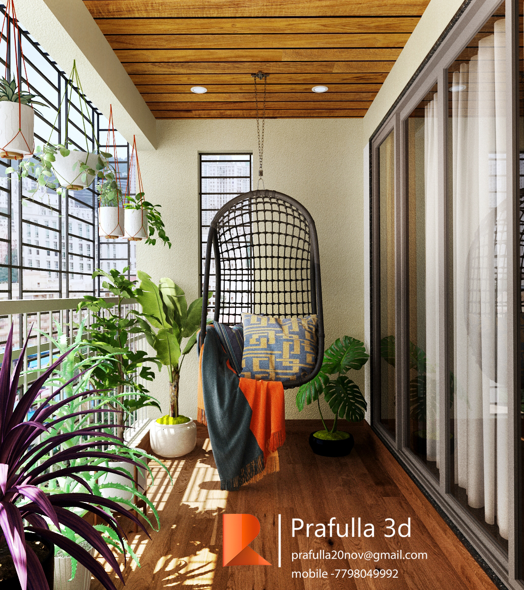 2BHK 公寓室内设计丨Minal Gupta-12