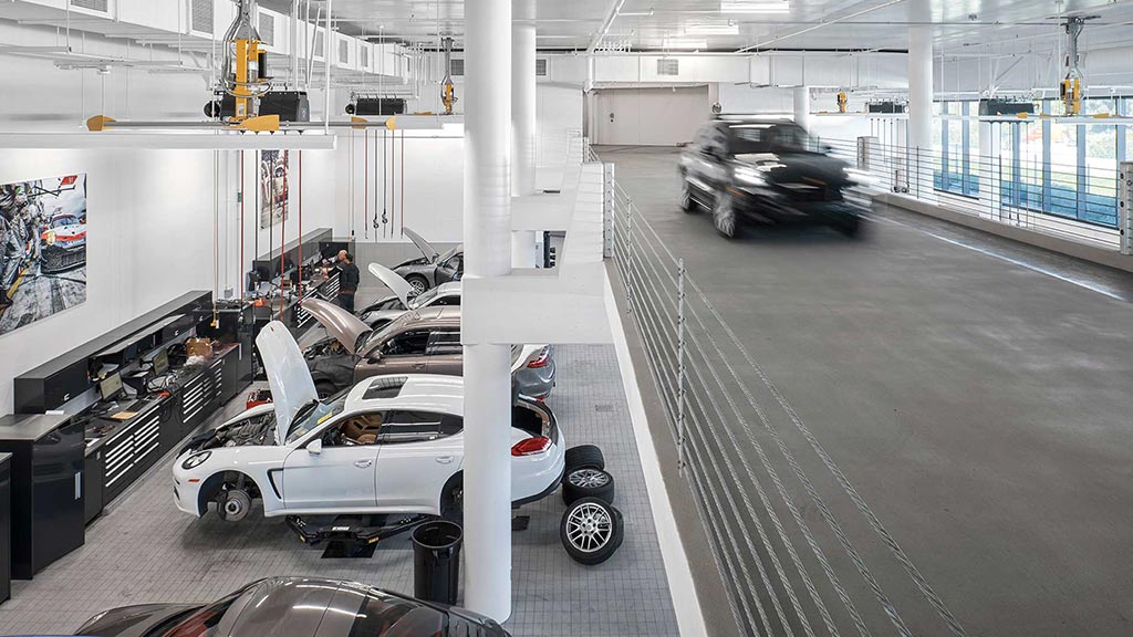 加州卡尔尔斯巴德 Porsche 经销商现代建筑设计与室内设计-6