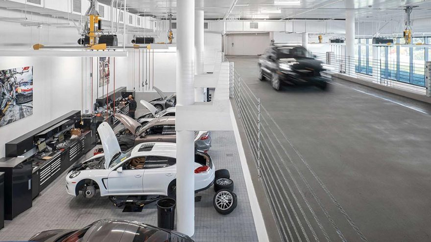 加州卡尔尔斯巴德 Porsche 经销商现代建筑设计与室内设计-6