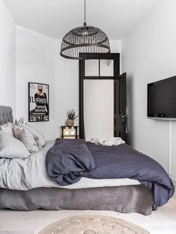 瑞典冬日温馨公寓设计-17