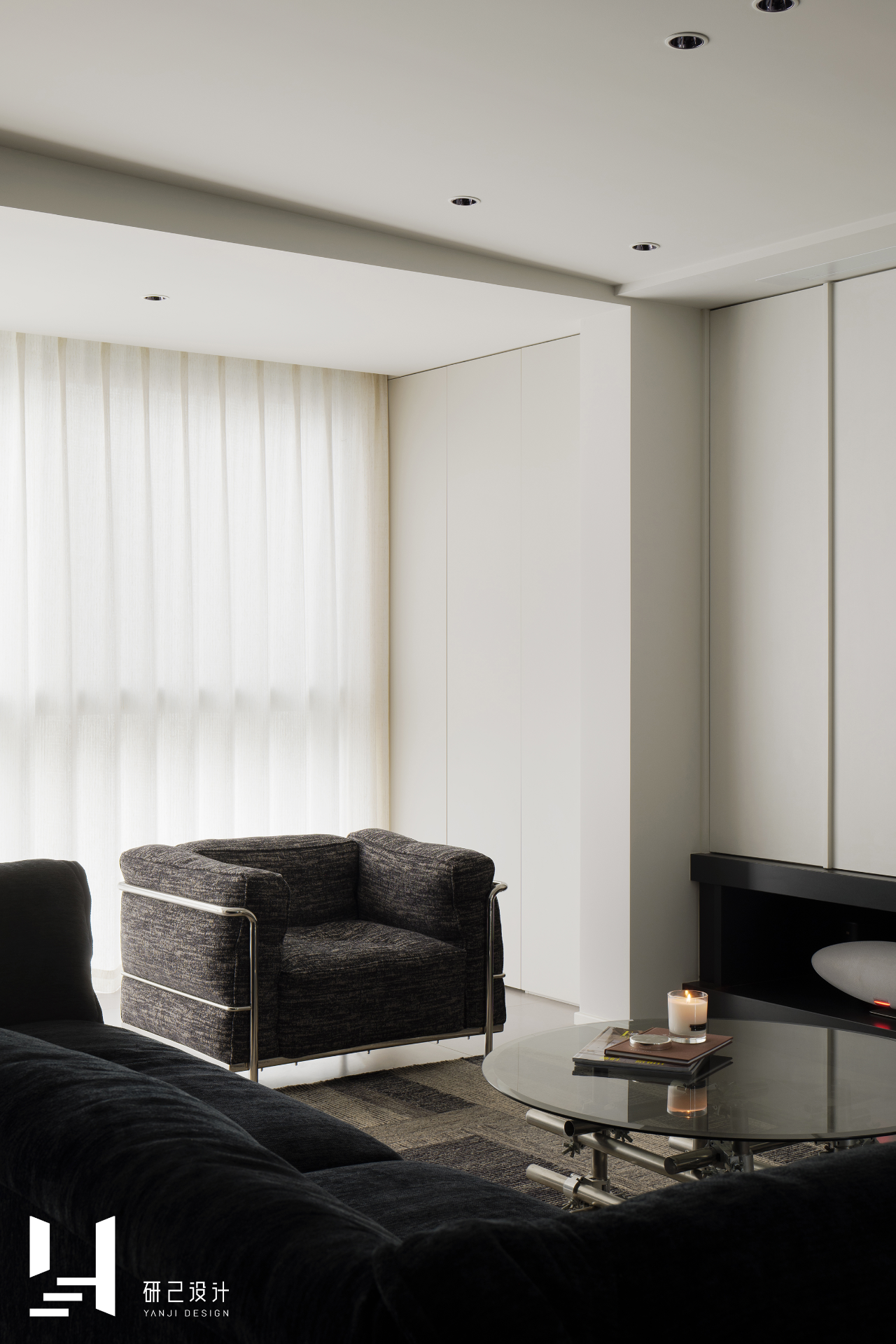 安徽芜湖国宾台142㎡ 《黑色圆舞曲》丨中国芜湖丨研己设计-35