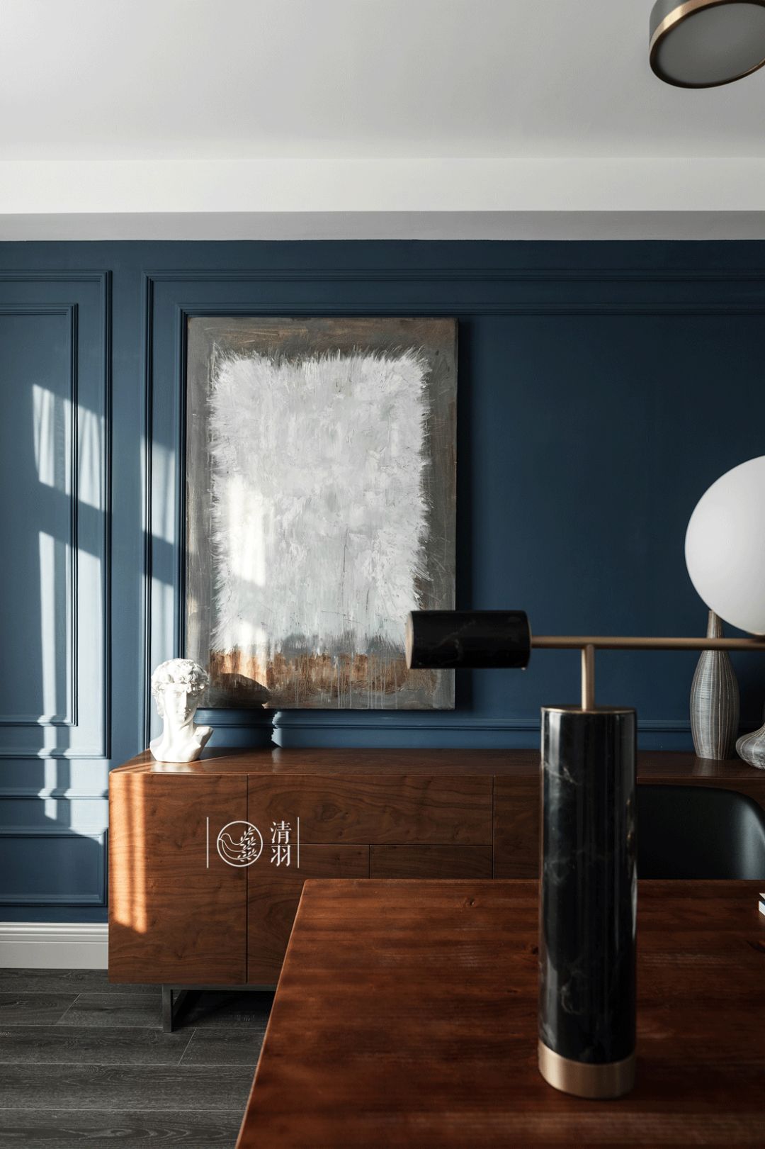 清羽设计打造精致复古布梵良品家居-39