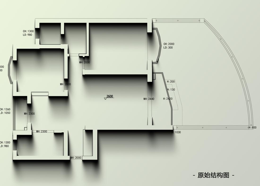 80㎡复古之家-50
