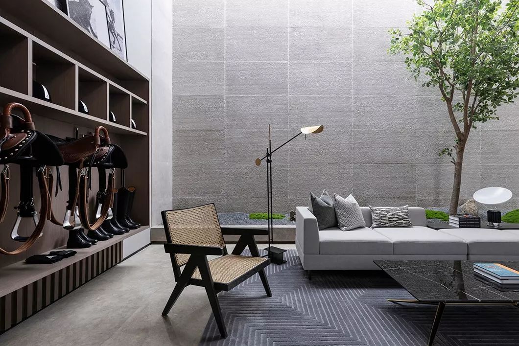 360㎡高级灰别墅 | 围炉夜话，回归本心的感动-70