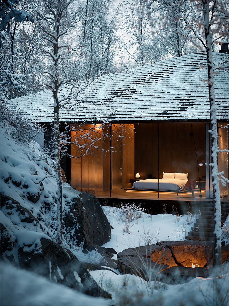 自然之境别墅 – NOT A HOTEL KITAKARUIZAWA丨日本群马丨UNFORMED DESIGN-18