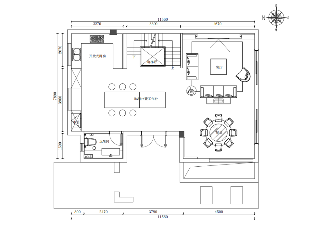 极简美学，打造 500 平纯粹生活空间-45