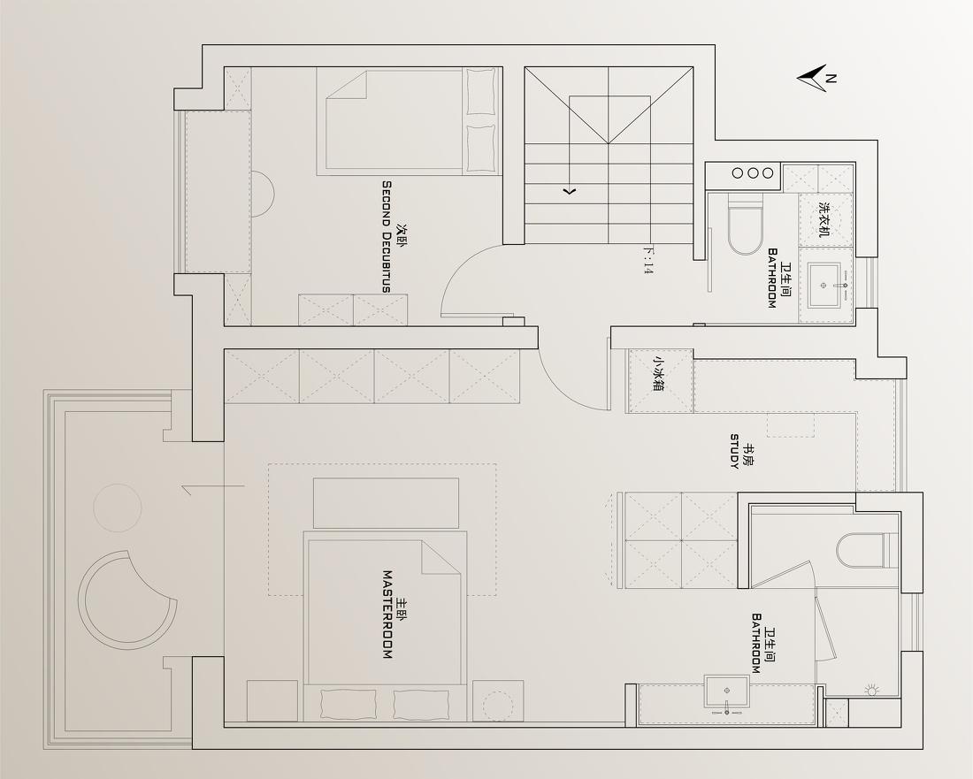 《客厅去哪儿了？》上海婚房创新设计丨中国上海-12