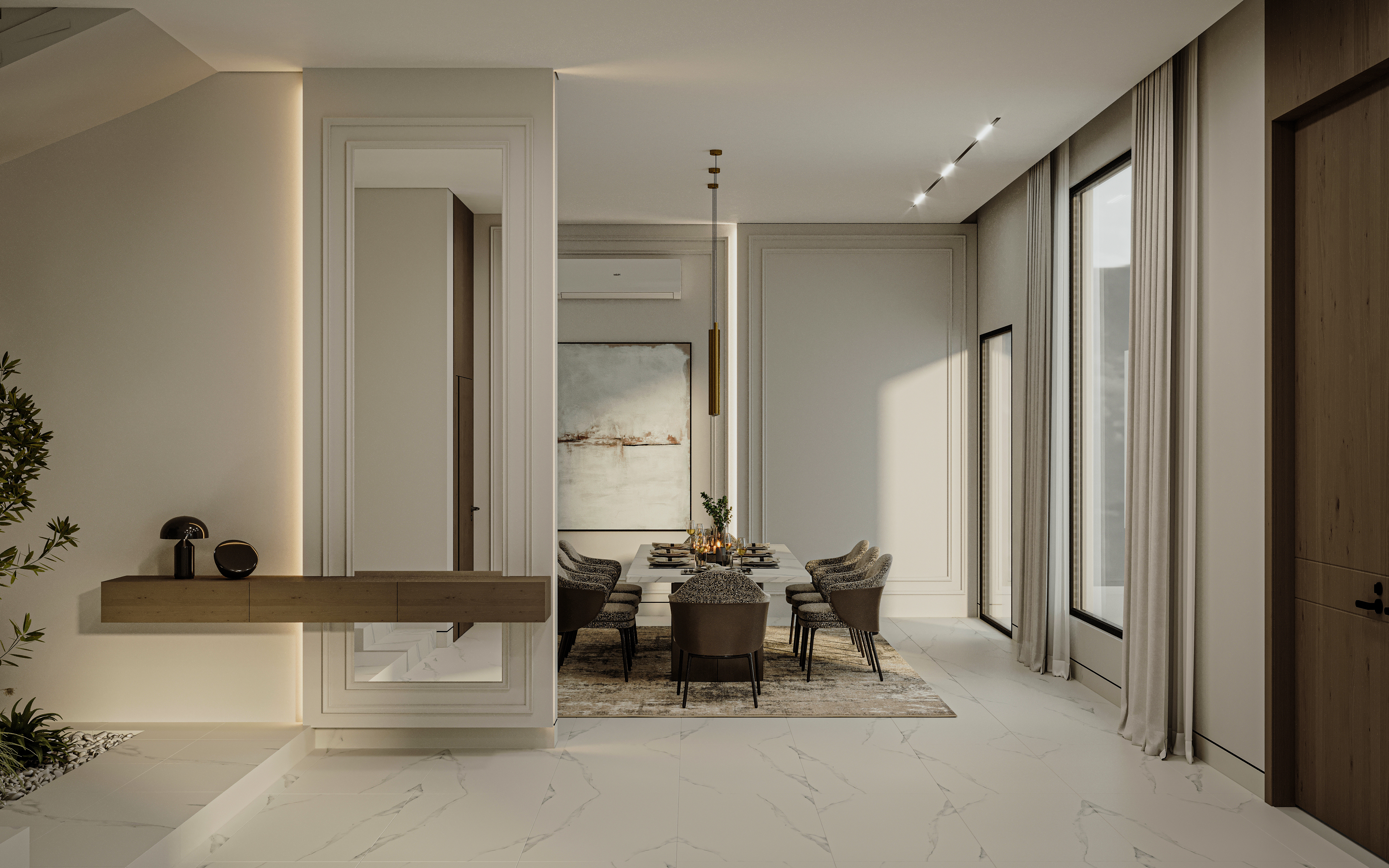 hall & dining & siting-6