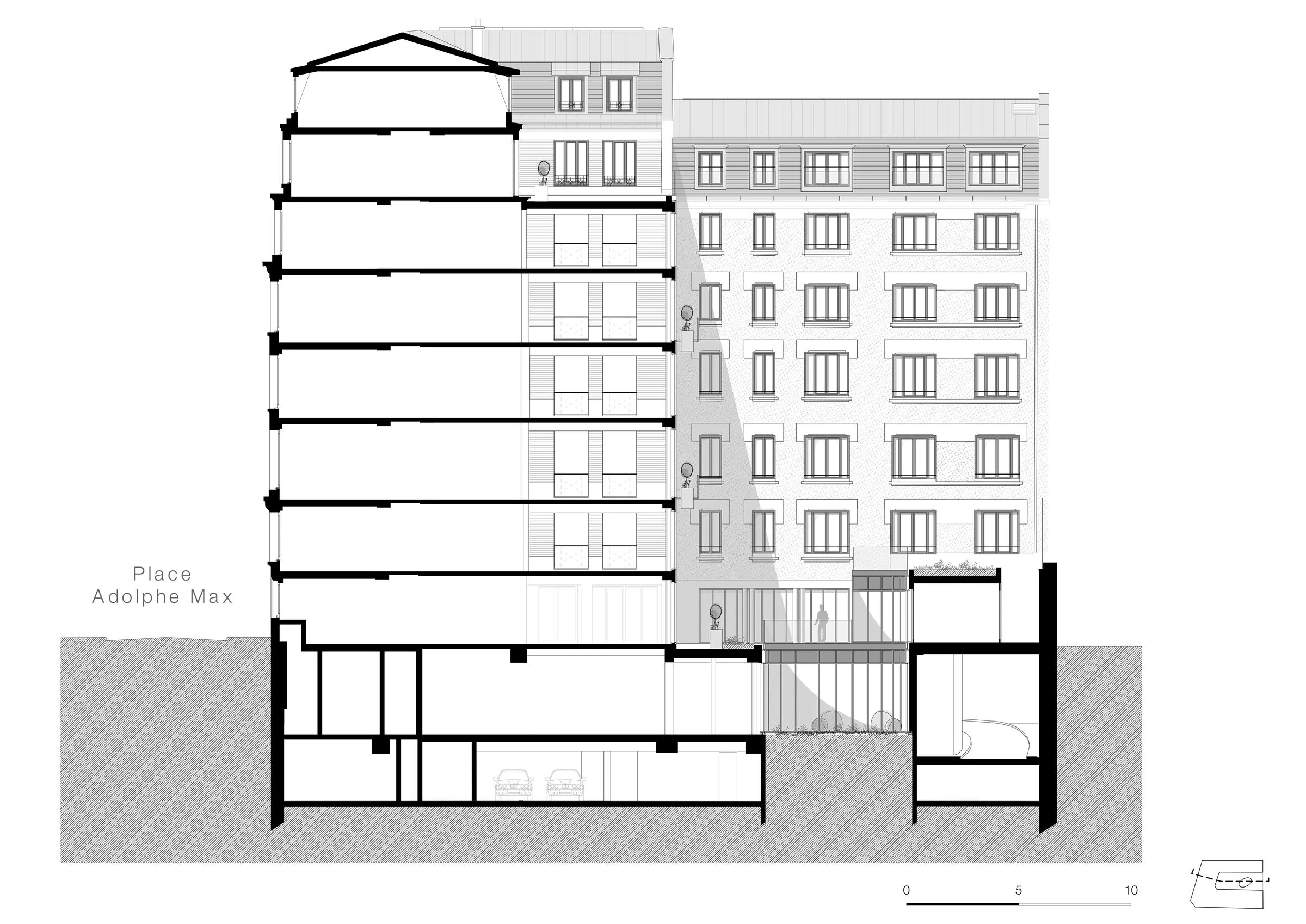 巴黎 9 区办公建筑翻新丨法国巴黎丨Palissad Architectures-21