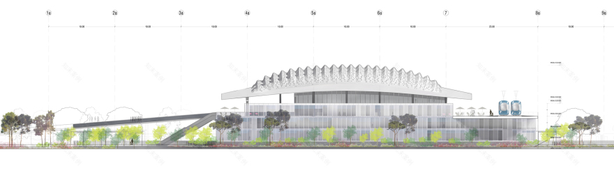 Montpellier 车站 | 光影艺术的极致呈现-10