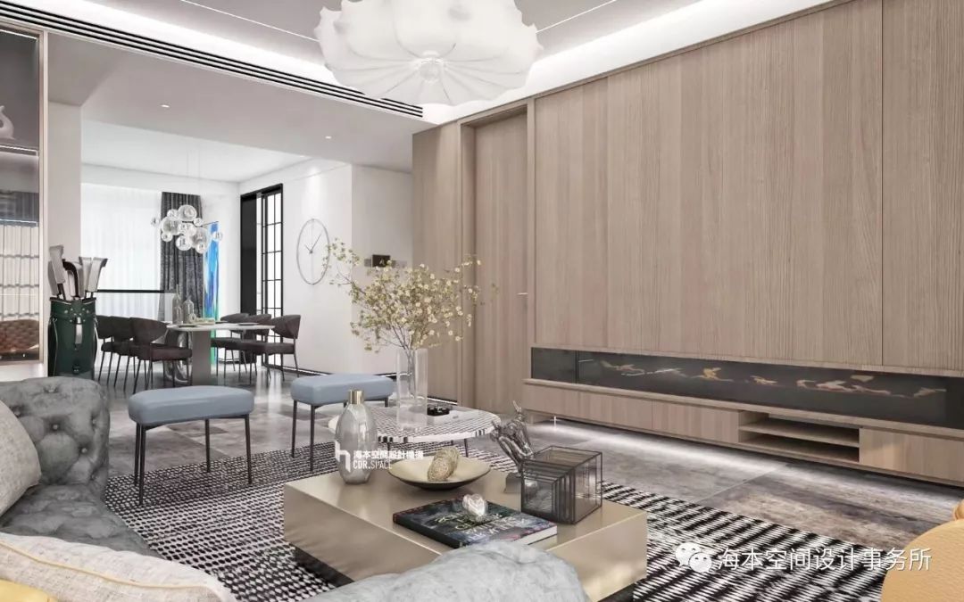 高级灰++ 原木色++ 绿色,打造自然优雅家居空间-18