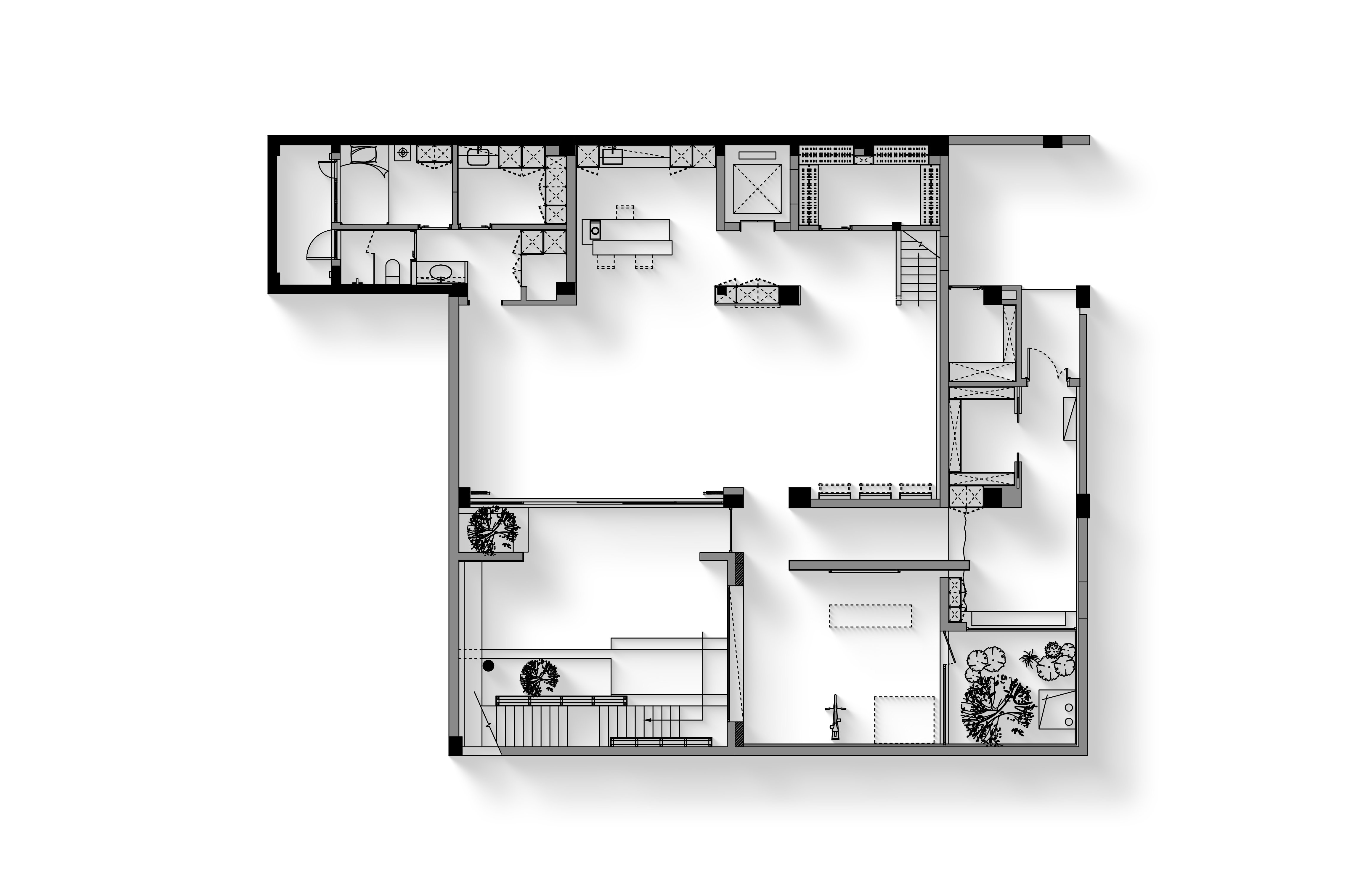 别墅项目丨中国杭州丨硬装辰佑设计,软装颜青软装-73