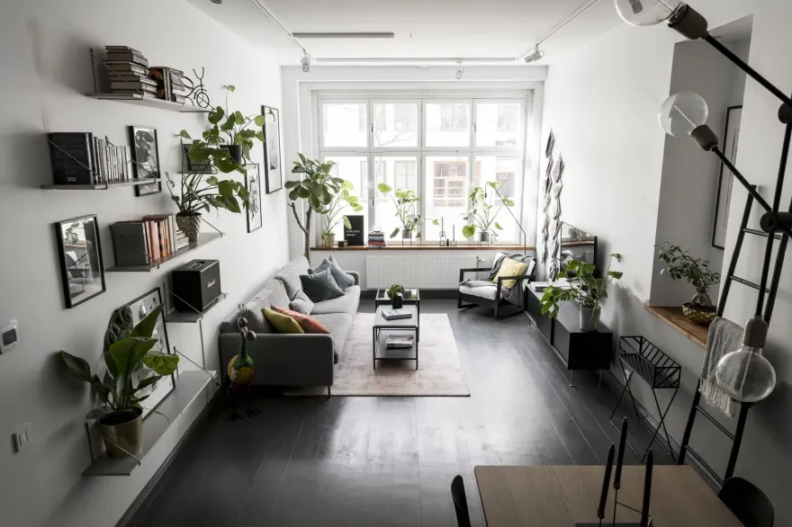 80 平米非凡公寓,厨房挑高设计-4