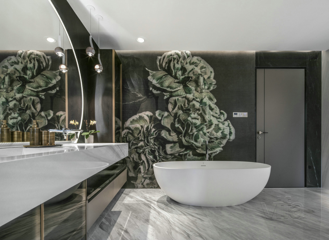"Vifa 威法"打造精致浴室,钛金灰色调展现未来艺术感-35