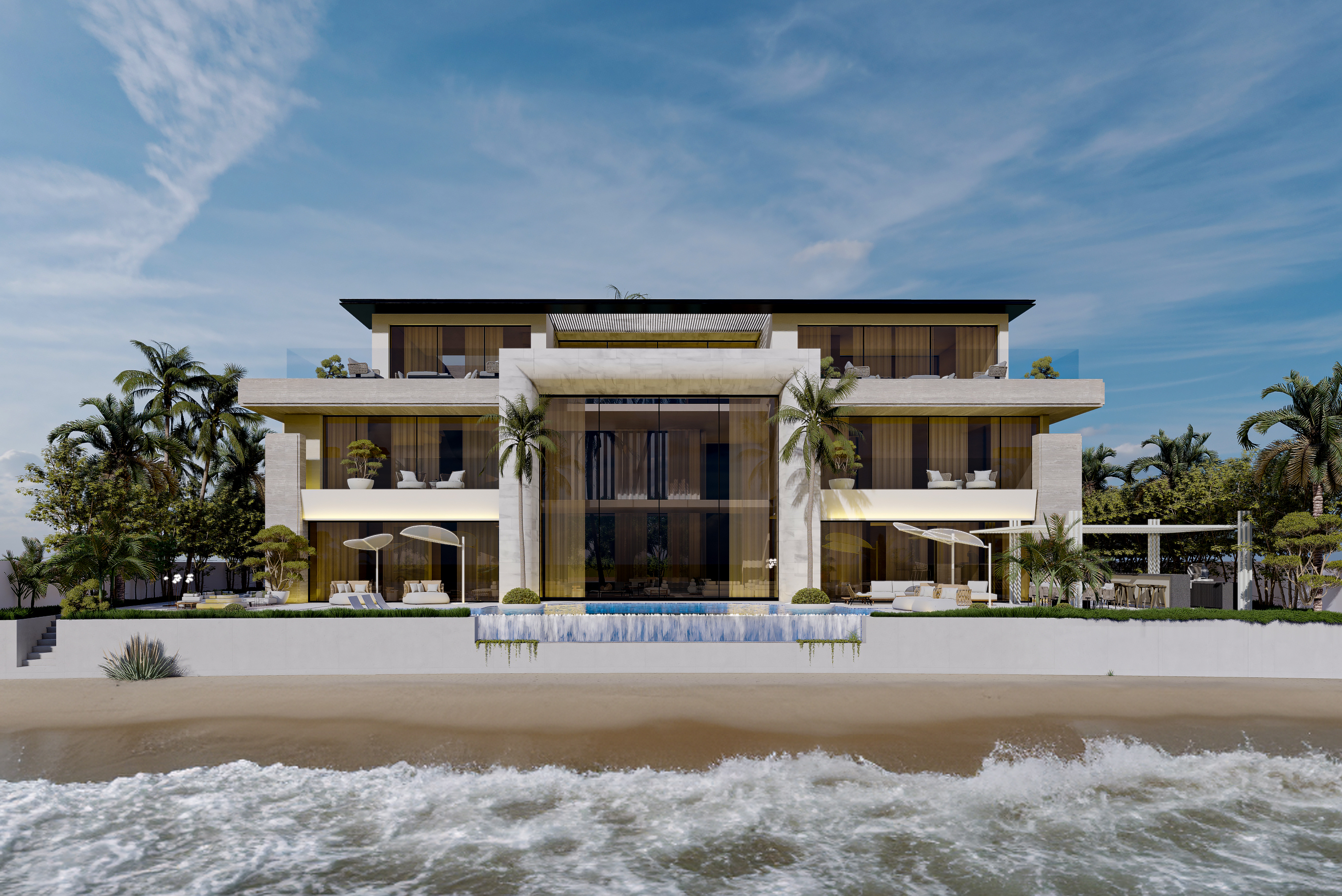 VP 别墅建筑及景观概念设计丨阿联酋迪拜丨Eleven Plus 装饰设计-5