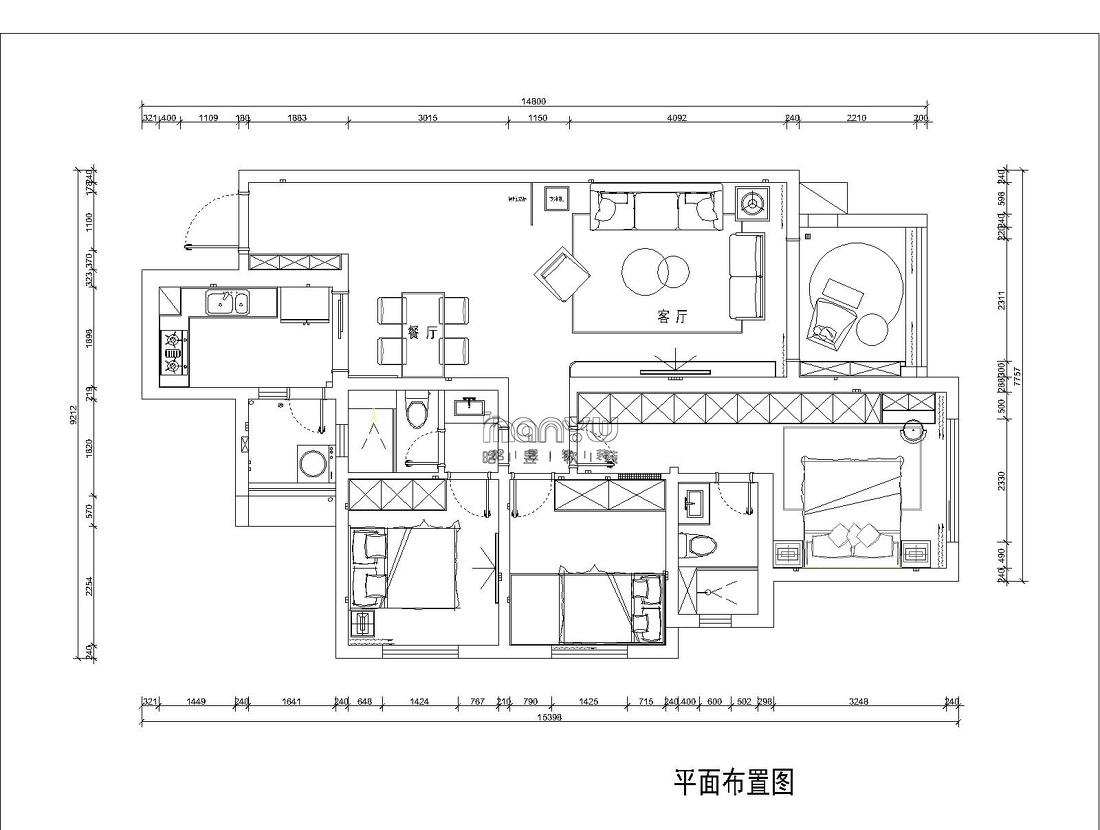 时尚温馨家居设计丨设计师 V(gy_hanyu)-0