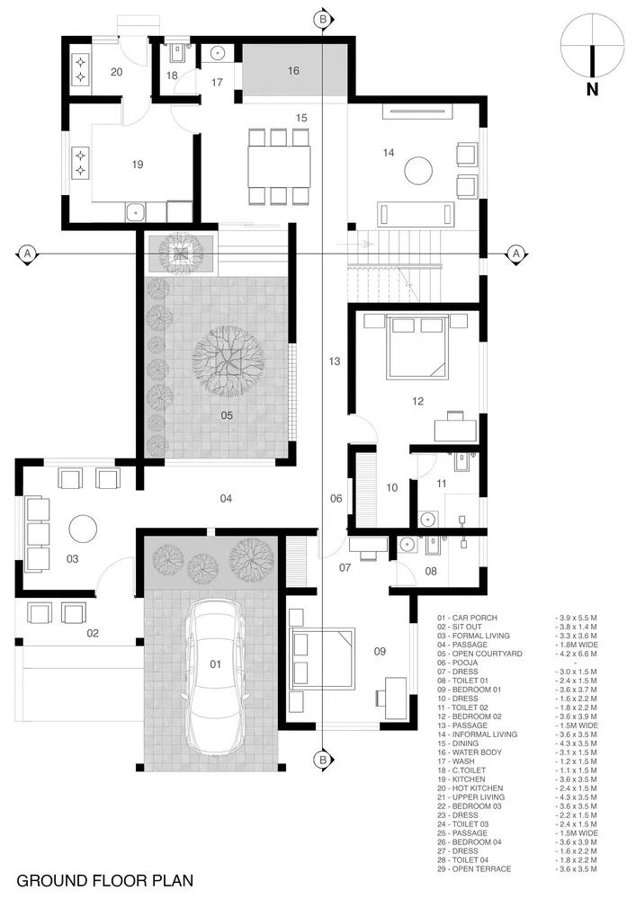 印度现代主义私人住宅设计丨i2A Architects-20