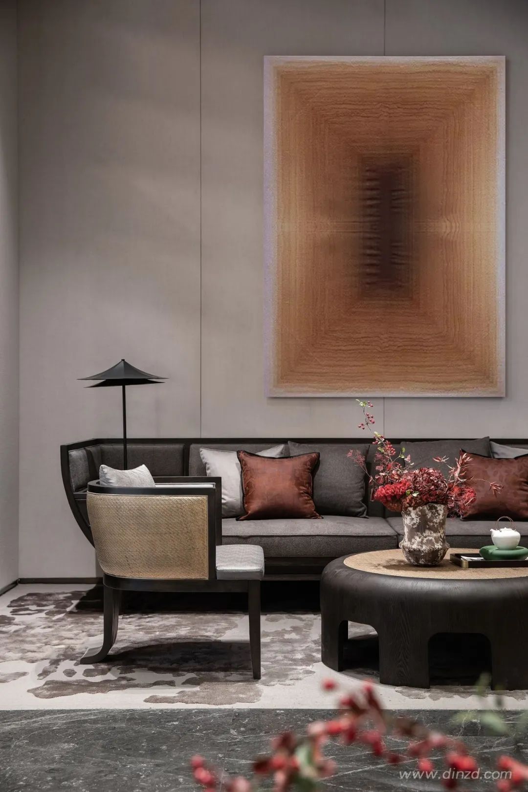 华夏樾府售楼处丨中国河北丨九和空间设计有限公司-34