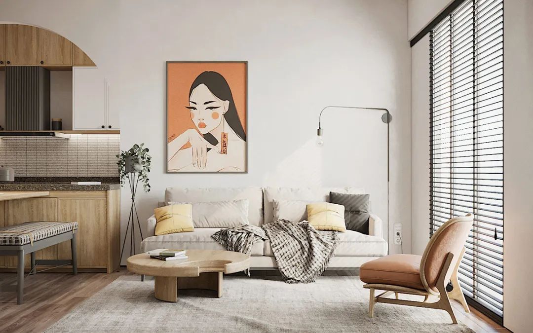 现代米色客厅设计 40 例，时尚元素打造惊艳空间-28