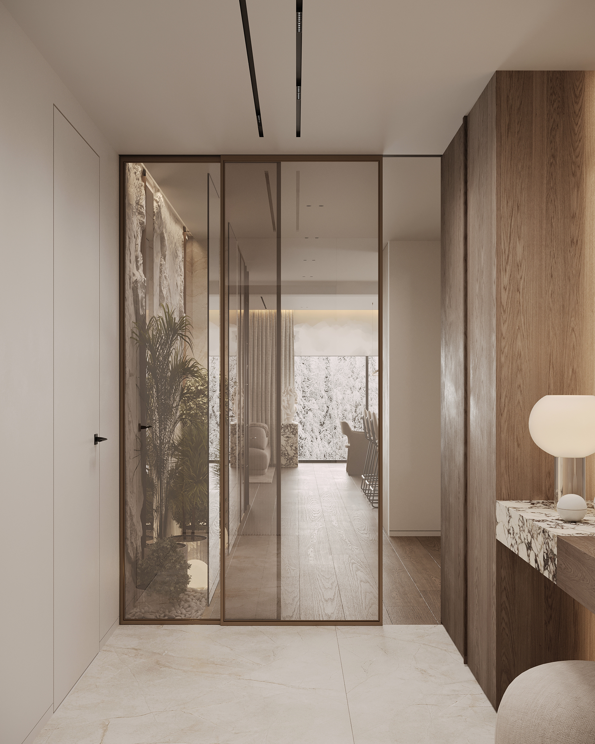 奢华；豪华（在一些语境中常与高端、奢侈相关概念搭配，因不清楚具体语境，此为较常见理解的翻译） 丨PolandKatowice丨Hedo Architects-23