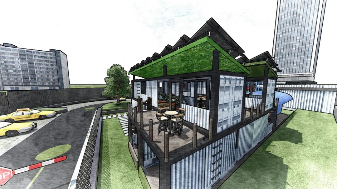 栖泊——为出租车司机打造的模块化餐饮空间-53