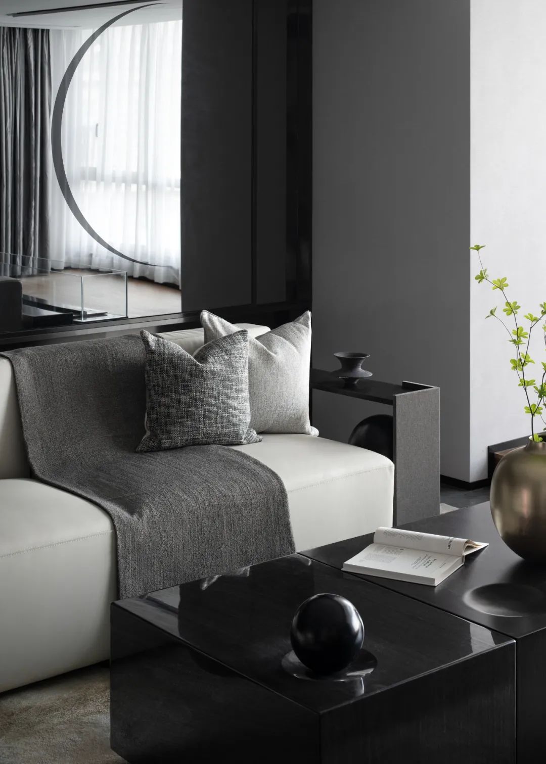 金茂梅溪湖研发样板房丨中国长沙丨千墨设计-12