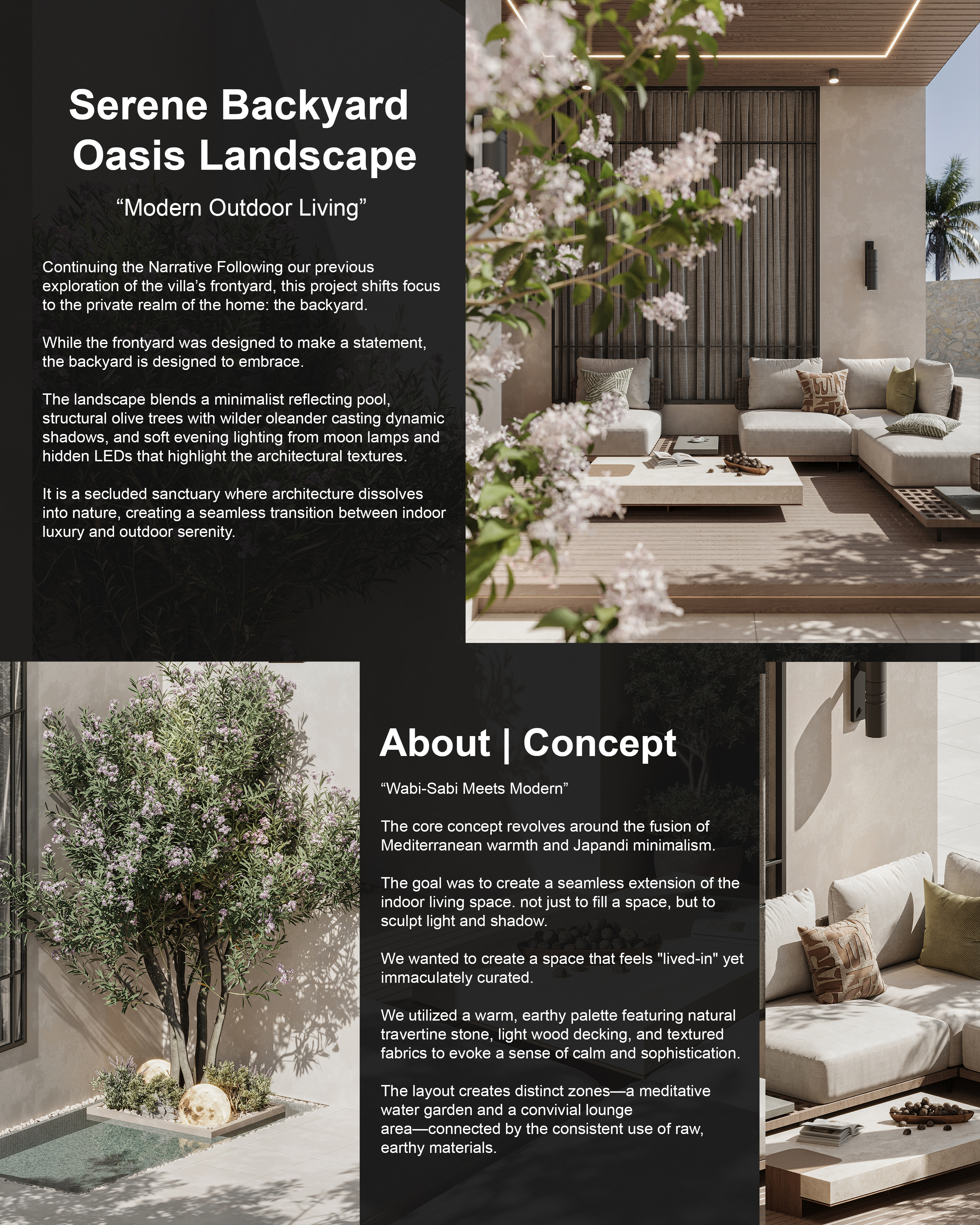 VILLA BACKYARD LANDSCAPE DESIGN | KSA-6