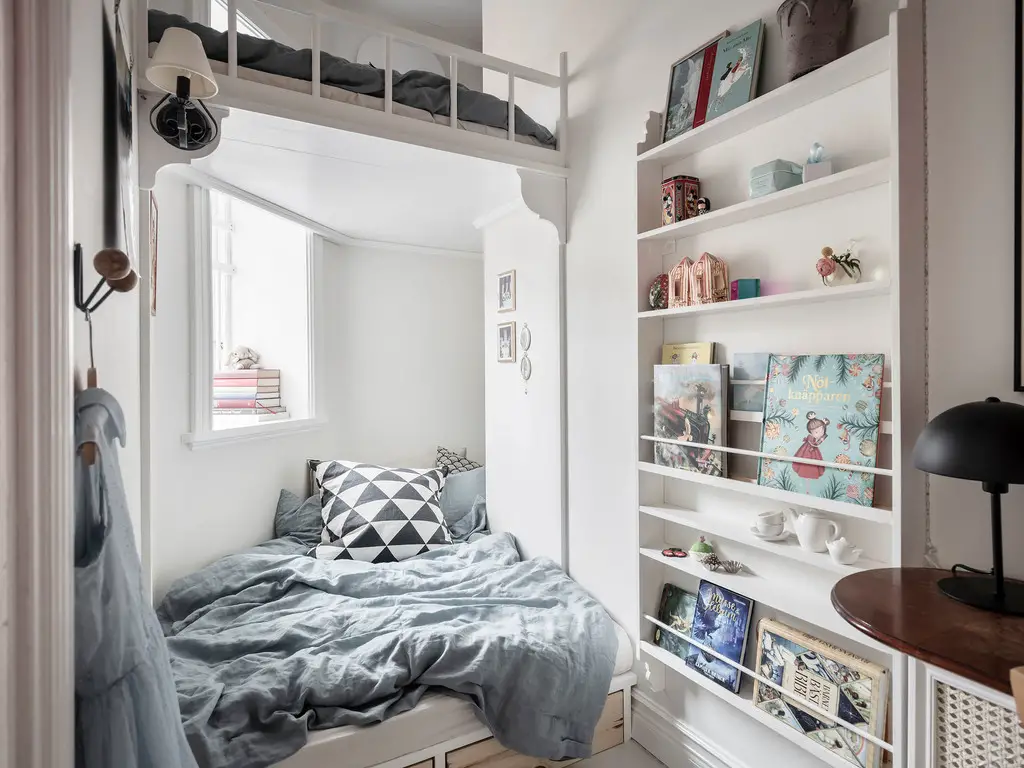 瑞典古宅中的灰色乡村厨房-27