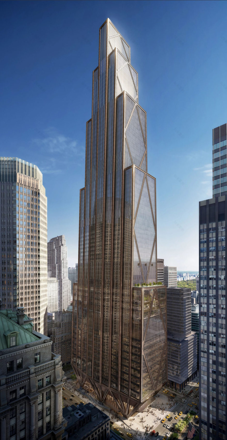 JPMorgan Chase's Supertall Nears its Pinnacle at 270 Park Avenue in Midtown East, Manhattan - New York YIMBY-30