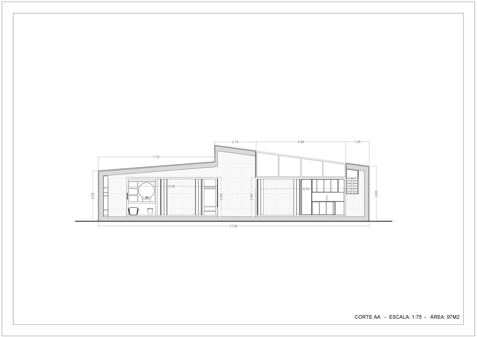 卡萨 97 平方米集装箱房丨Gauss Rubrican SA-23