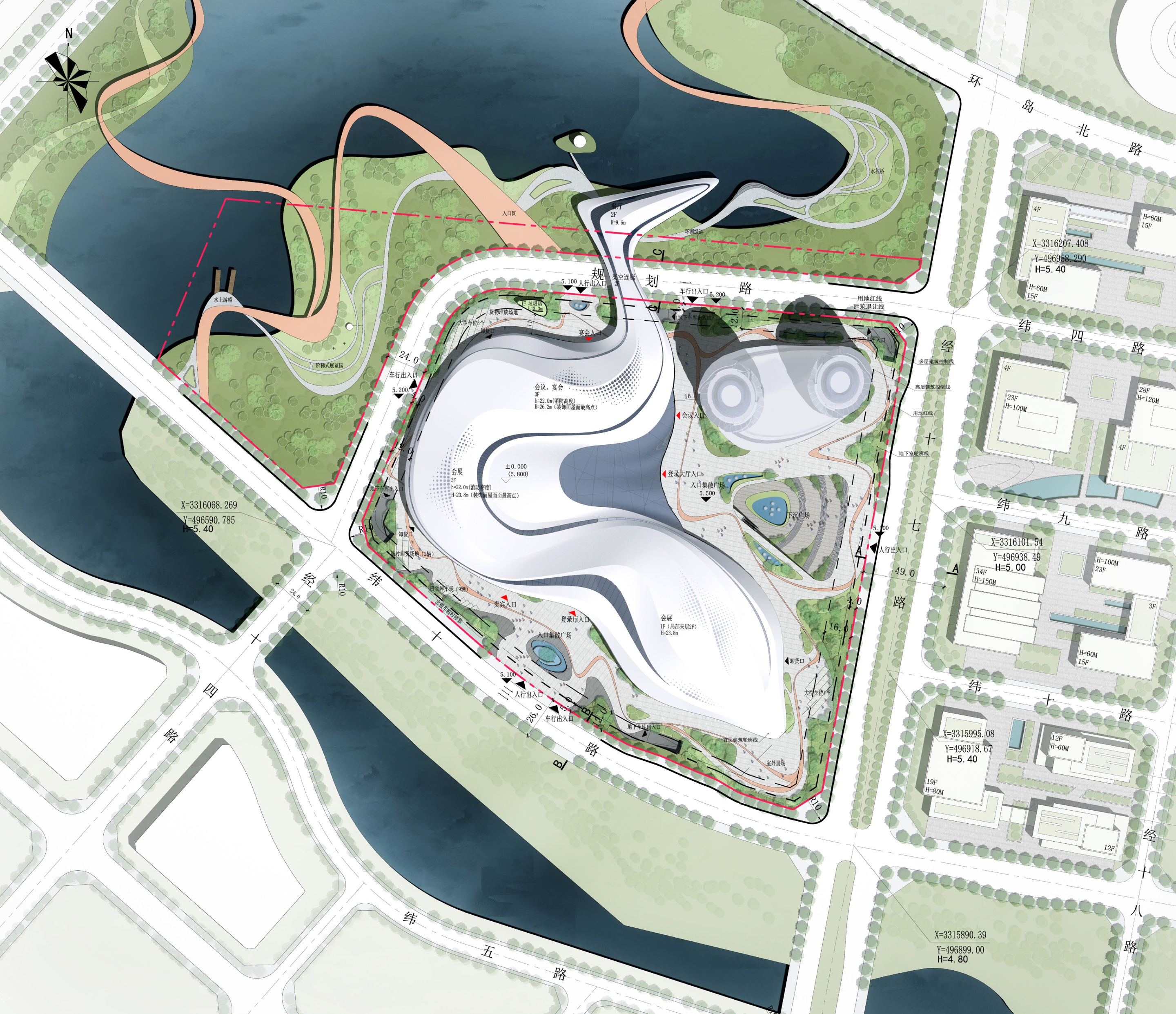 中标方案 | 中国（浙江）自贸试验区小干岛国际会展中心及城市设计 / STI+浙江省院-17