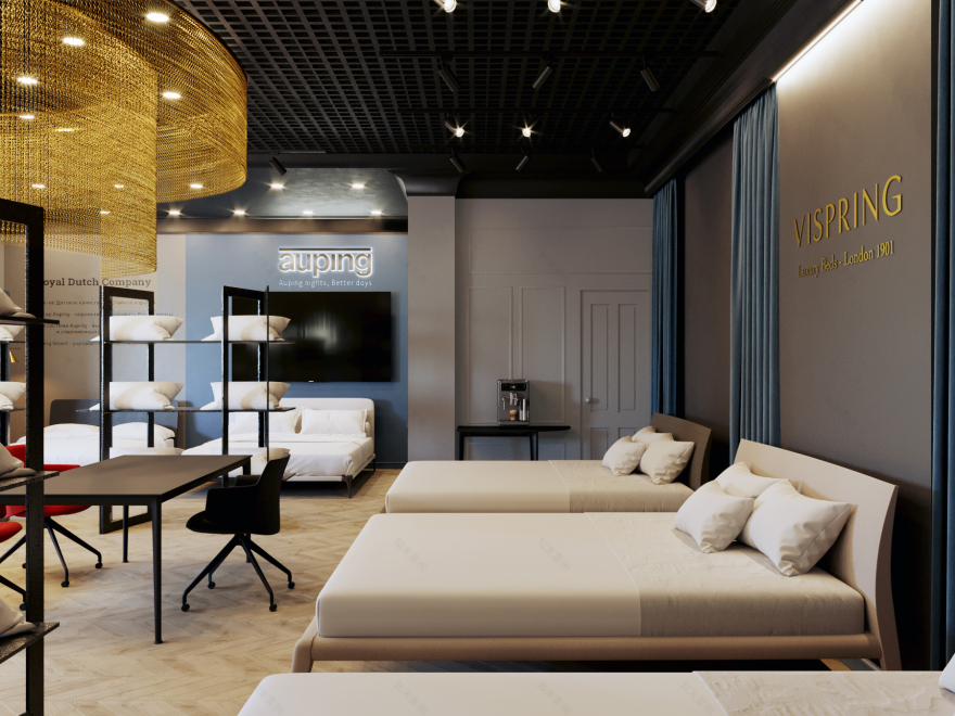 TEMPUR 床垫和床具展厅设计项目丨乌克兰基辅-12