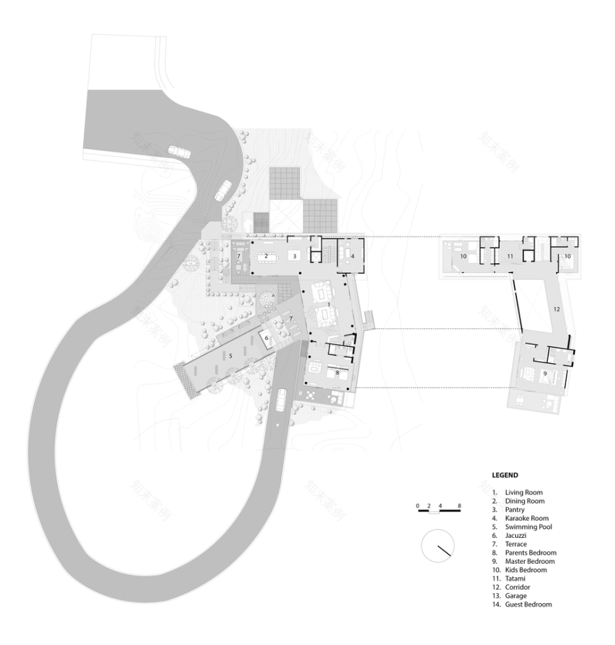 印尼 IV 别墅 | 山间绿意与建筑的完美融合-16