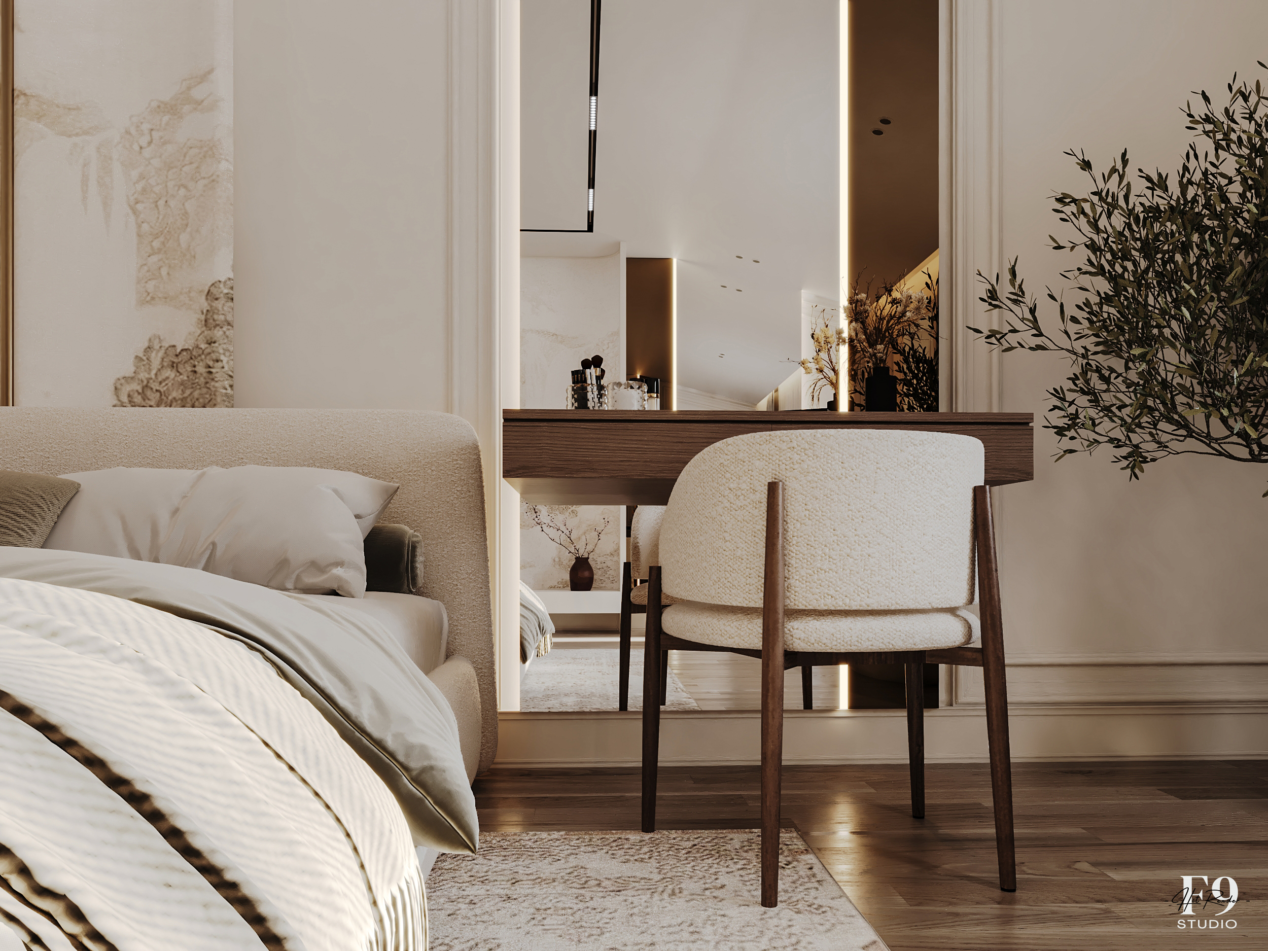 主卧设计项目丨Italy丨F9 Studio-10